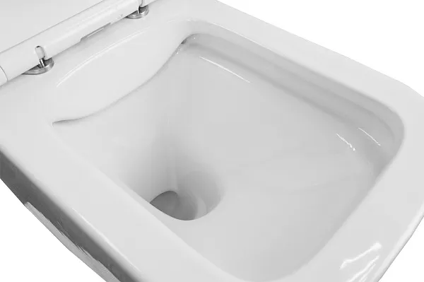 Унитаз Azario Boca AZ-1048 A подвесной безободковый с сиденьем микролифт фото 5