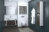 Шкаф-пенал Акватон Брук 30x62 см белый / тёмное дерево 1A202503BCDF0 фото 5
