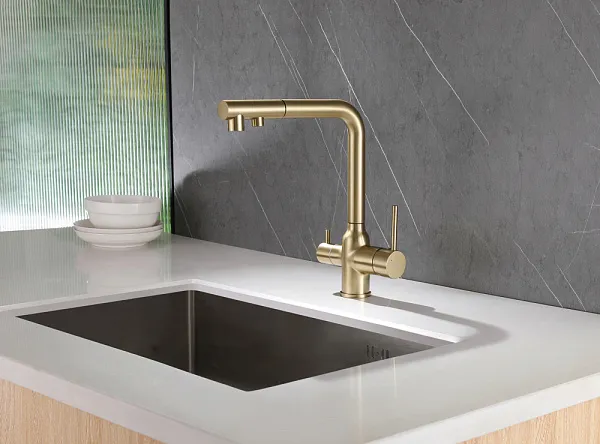 Смеситель для кухонной мойки ABBER Emotion AF8814G фото 2