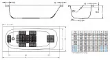Стальная ванна BLB Universal HG 170x70 B70H фото 5