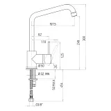 Смеситель для кухонной мойки PAINI Cox 7890572CR599H1KM фото 8