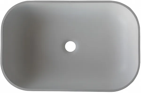 Раковина Acquabella On-Top Rectangle 58 см LAVABO_ON-TOP_RECTANGLE_SLATE_MARFIL фото 2