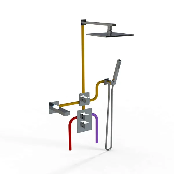 Душевой комплект PAINI Grazia 21CRSET36911THSHBATH фото 2