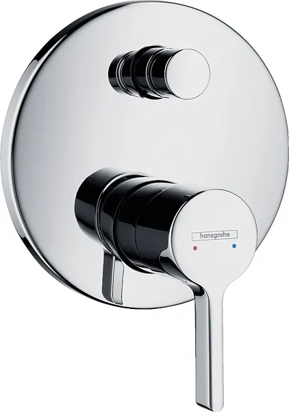 Смеситель Hansgrohe Metris S 31465000 для ванны с душем с внутренней частью фото 1