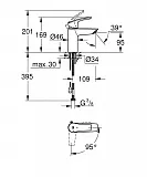 Смеситель Grohe Eurosmart 23372003 для раковины фото 3