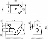 Унитаз BelBagno Senso-R BB017CHR подвесной безободковый фото 2