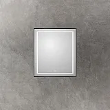Зеркало BelBagno Kraft 70x80 SPC-KRAFT-700-800-LED-TCH-WARM-NERO с подсветкой фото 2