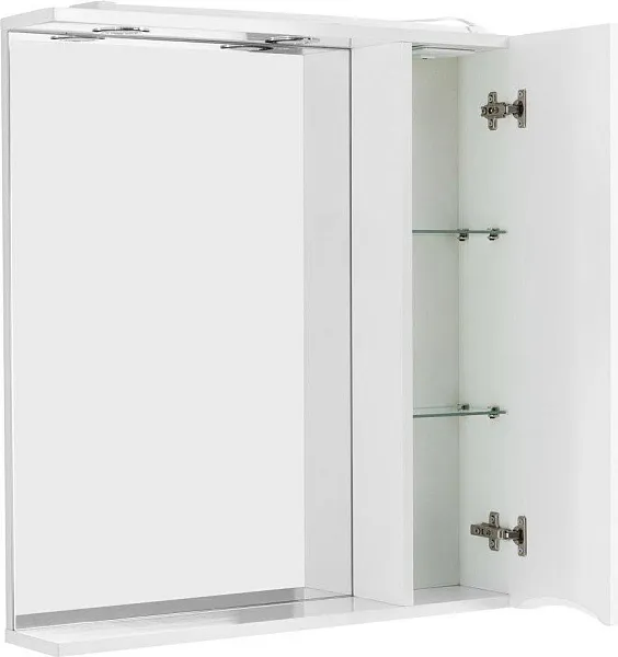 Зеркало-шкаф BelBagno Marino 60x75 MARINO-SPC-600/750-1A-BL-P-R правое с подсветкой фото 7