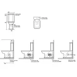 Бачок KERASAN Waldorf А0002333704 фото 1