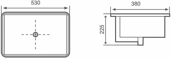 Раковина Aquatek 53 см AQ10491-00 фото 2