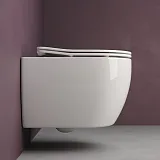 Унитаз Ceramica Nova Play CN3001 подвесной безободковый с микролифтом фото 2