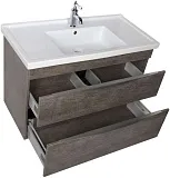 Тумба с раковиной Aquanet Эвора 100 дуб антик фото 3