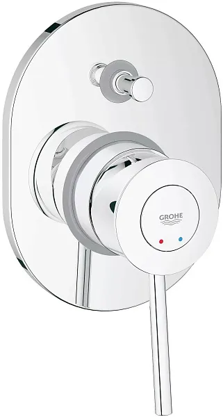 Смеситель Grohe BauClassic 29047000 для ванны с душем с внутренней частью фото 1