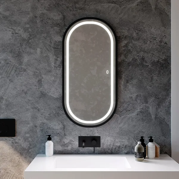 Зеркало Mixline Виола-лофт 100x50 4630104803847 с подсветкой фото 2