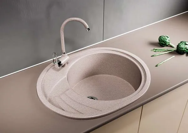 Кухонная мойка Mixline ML-GM17-302 Песочная 525116 фото 4