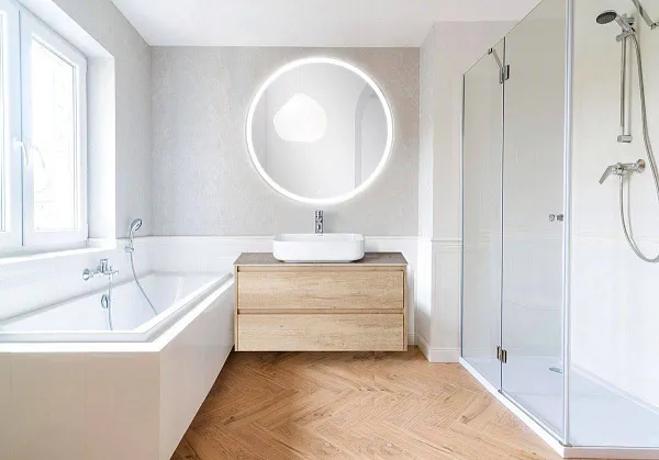 Зеркало BelBagno 100x100 SPC-RNG-1000-LED-TCH с подсветкой фото 11