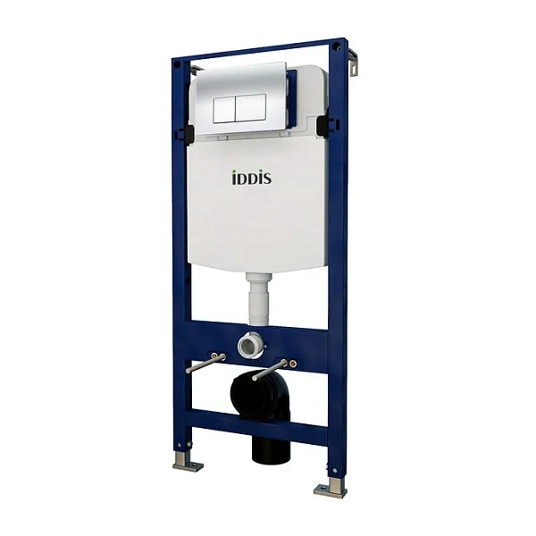 Инсталляция Iddis Optima Home OPH00GCi32K с клавишей смыва хром фото 1