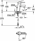 Смеситель Grohe Concetto New 2338110E для раковины фото 7