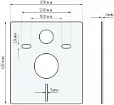 Инсталляция для унитаза Berges Wasserhaus Novum 040331 фото 6