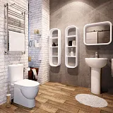 Унитаз-компакт Sanita Luxe Art ARTSLCC01040622 напольный с микролифтом фото 6