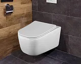 Унитаз Vincea Core VT1-28 подвесной безободковый с микролифтом фото 5