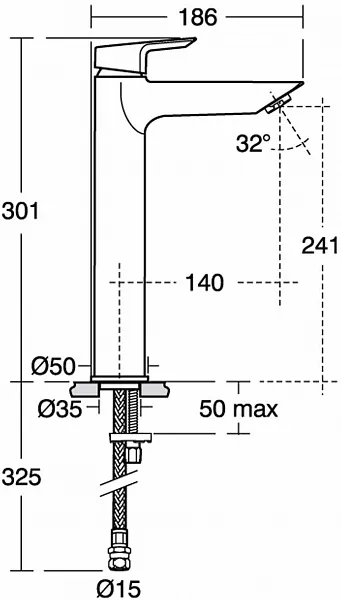 Смеситель Ideal Standard Tesi A6575AA для раковины-чаши фото 4