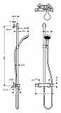 Душевой гарнитур Hansgrohe Croma Select S 27249400 фото 2