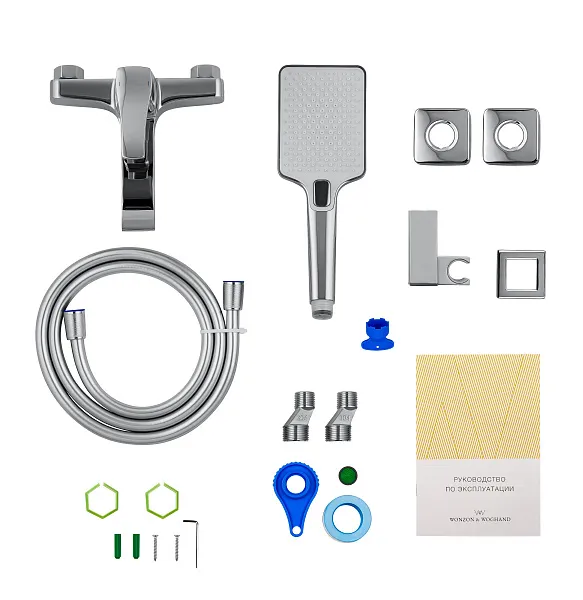 Смеситель для ванны с душем Wonzon & Woghand FLEX WW-88037072-CR фото 7