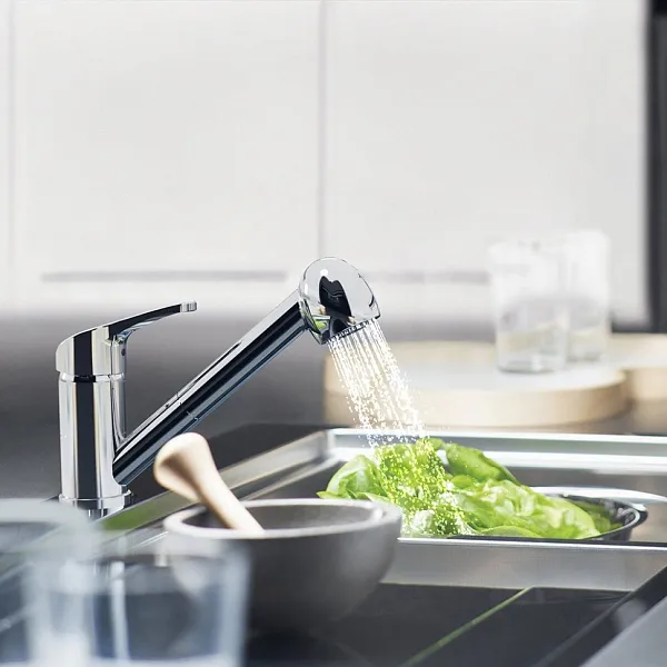 Смеситель для кухонной мойки PAINI Creta 42CR568LMKM фото 5