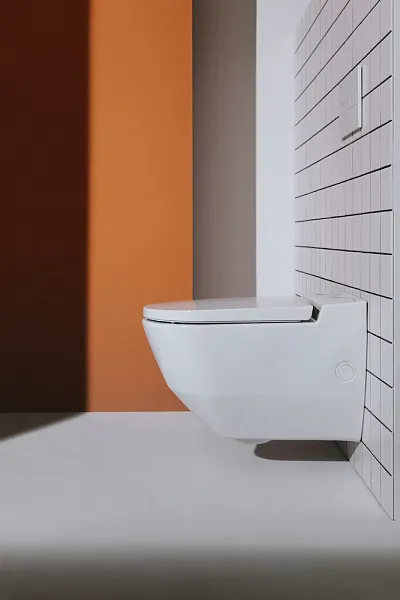 Унитаз Laufen Cleanet Navia 8.2060.1.400.000.1 подвесной безободковый с микролифтом и биде фото 8