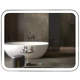 Зеркало Mixline Стив-2 80x100 4620001988211 с подсветкой фото 2