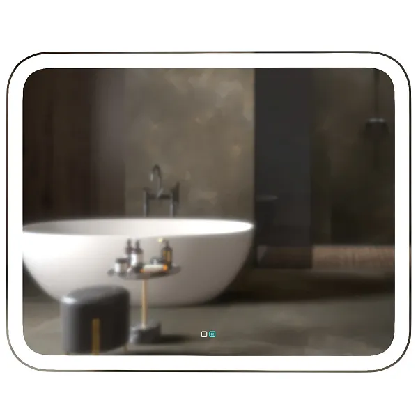 Зеркало Mixline Стив-2 80x100 4620001988211 с подсветкой фото 2