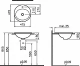 Рукомойник VitrA 5467B003 фото 3