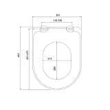 Крышка-сиденье Iddis Optima Home 137DPSEi31 быстросъемное с микролифтом фото 8