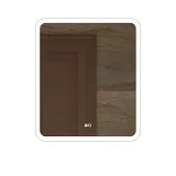 Зеркало Mixline Стив-2 70x60 4660245991738 с подсветкой фото 1