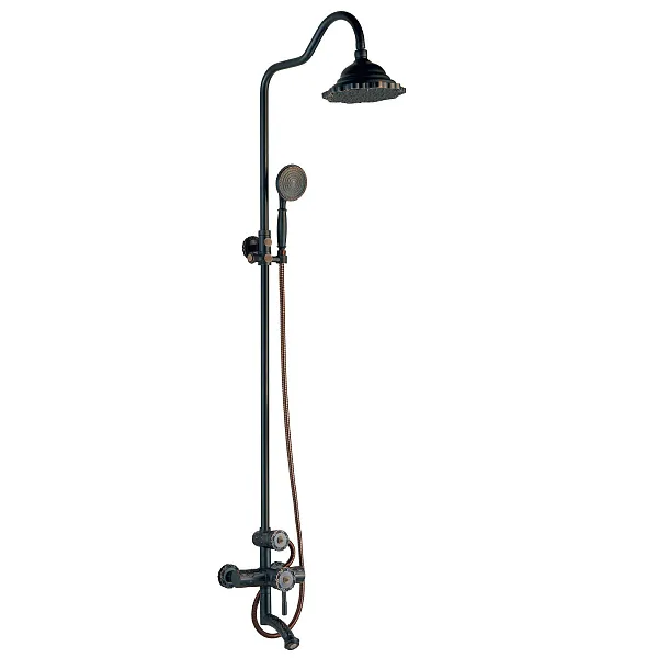 Душевая стойка Lemark Jasmine LM6662ORB со смесителем фото 1