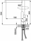 Смеситель Iddis Renior RENSB00I05 для кухонной мойки фото 2
