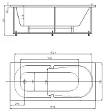 Акриловая ванна Aquatek Лея 170x75 LEY170-0000057 слив справа фото 5