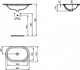 Раковина Ideal Standard Connect 62 см E504901 фото 3