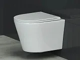 Подвесной унитаз Ceramica Nova Rimless CN3011 фото 4