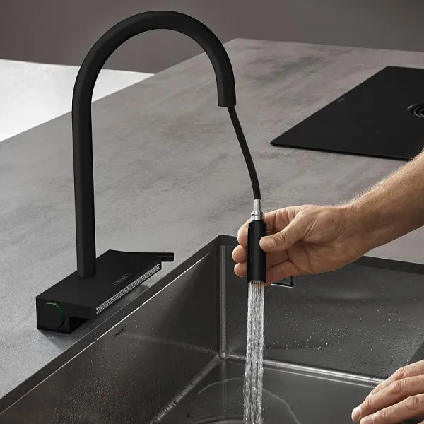 Смеситель Hansgrohe Aquno Select M81 73831670 для кухонной мойки фото 6