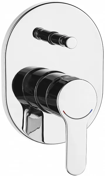 Смеситель Roca L20 5A0609C00 для ванны с душем с внутренней частью фото 1