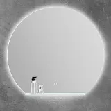 Зеркало BelBagno 100x100 SPC-RNG-1000-LED-TCH-MENS с подсветкой с полочкой фото 6