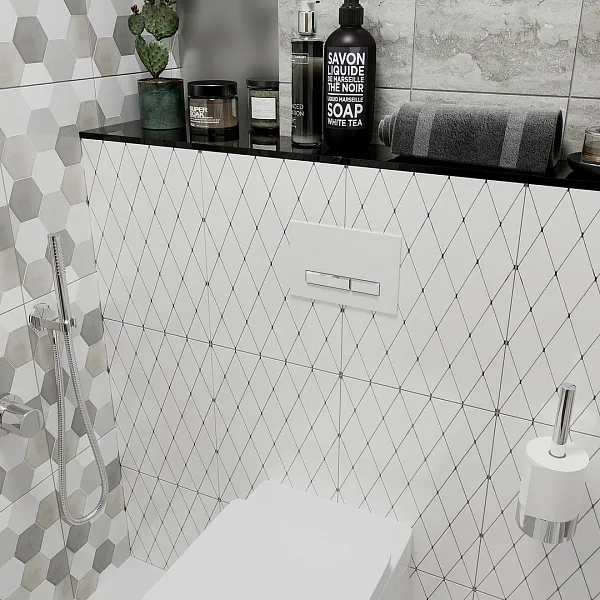 Смывная клавиша для унитазов Lavinia Boho RelFix 3805003W фото 2