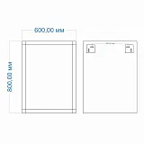 Зеркало Mixline Стронг 80x60 4620077046693 фото 3