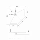 Душевой поддон RGW Stone Tray 16155099-01 фото 12