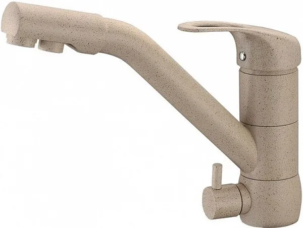 Смеситель ZorG Sanitary ZR 400 KF-12 ПЕСОЧНЫЙ для кухонной мойки фото 1