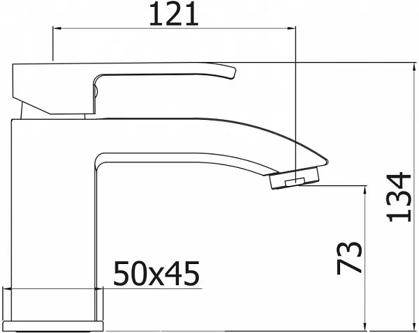 Смеситель Cezares Livello LIVELLO-LSM1-01-W0 для раковины фото 2