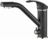 Смеситель Steel Hammer SH 321 BLACK CR для кухонной мойки фото 1