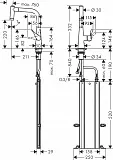 Смеситель Hansgrohe Metris M71 73800000 для кухонной мойки фото 3